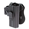 Upptäck Caldwell Tac Ops-hölster för Glock 19! Tillverkade av förstärkt polymer med avtryckarskyddslåsning. Ergonomisk design för maximal komfort. Lär dig mer! 🔫✨