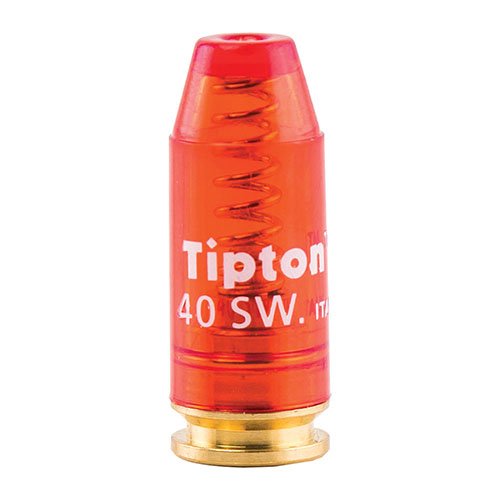 Tipton Snap Caps för pistol 40 S&W skyddar ditt vapen genom att förhindra skador på tändstiftet, perfekt för justering av avtryck och lagring.