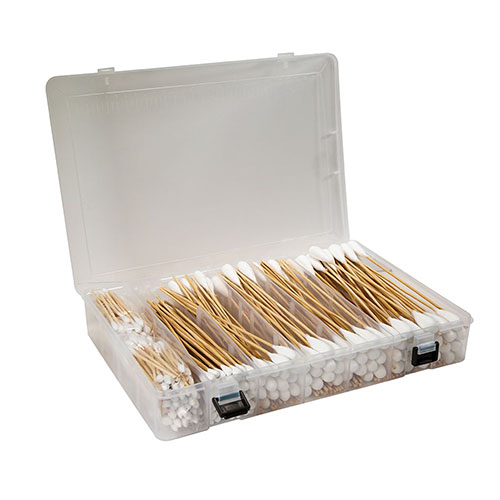 Tipton Power Swabs är hållbara bomullspinnar med flexibelt bambuhandtag, perfekta för effektiv pistolrengöring utan röran. Snabbt och enkelt att använda!