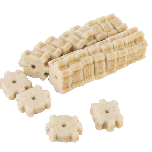 Gör rengöringen av din bössa enklare med Wheeler Delta Series Star Chamber Cleaning Pads, tillverkade av komprimerad ull och perfekt anpassade för star chamber.