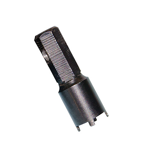 Wheeler Delta Series AR Front Sight Tool är en hållbar och mångsidig 4-prongsverktyg i svart zinkpläterad stål för att installera och justera A2-framsikten.