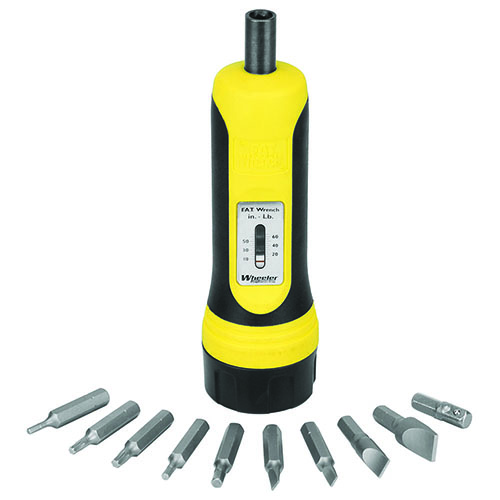 Wheeler FAT Wrench® ger perfekt konsekvens på varje skruv på din bössa! Denna handhållna momentnyckel säkerställer noggrann och upprepningsbar åtdragning.