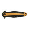 M&P MPSH51FDECP Shield Dagger Stiletto Point Blade Black/FDE Handle Clam Pack