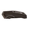 MPSHSA10CP Shield Drop Point Blade Black/Grey Handle Clam Pack