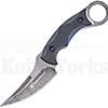 Extreme Ops Karambit Fixed Blade Knife - Clam