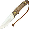 SCH 4" Fixed Blade Drop Point Clam