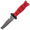 Upptäck BUBBA SCOUT™ 4" Blunt Knife - den perfekta kniven för dykning och snorkling med titan-nitrid beläggning och halkfritt handtag. Lär dig mer! 🗡️🌊