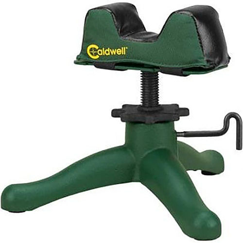 Caldwell® Rock Jr. erbjuder samma funktioner som The Rock™ Shooting Rest, men i en smidigare och mer ekonomisk design, perfekt för sighting-in och testskjutning.