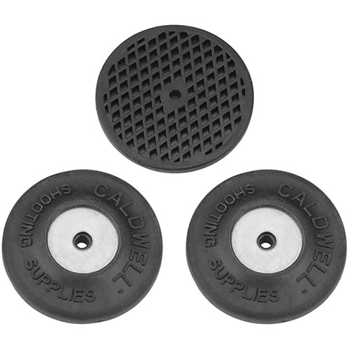 Caldwell BR Feet ger en stabil och icke-märkande lösning som skyddar din skjutbänks yta och förhindrar skador från spikfötterna på din Rock BR.