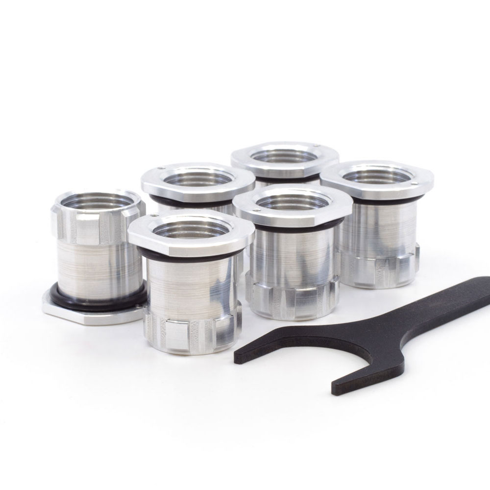 ARMANOV Lock-N-Load Free-Float Quick Change Bushings möjliggör snabb och exakt byte av dies på Dillon Super 1050/RL1100, vilket ger bättre ammunition och enklare användning.