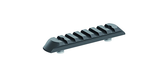 ERATAC KeyMod Picatinny-Rail med 7 slots erbjuder en robust och flexibel lösning för att fästa tillbehör på ditt vapen, vilket förbättrar din skytteupplevelse.
