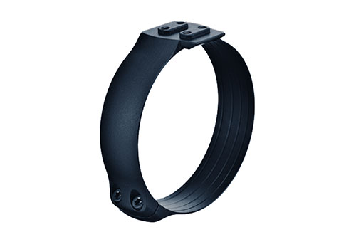ERATAC Clamp Ring med Universal-Interface erbjuder modulär installation, justerbar profil och 360° orientering för optimalt tillbehörsmontering på ditt sikte.