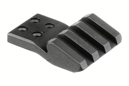 ERATAC:s Picatinny adapters möjliggör säker montering av sekundära red dot sights, lasrar och ljus direkt på den universella gränssnittet för ökad flexibilitet.