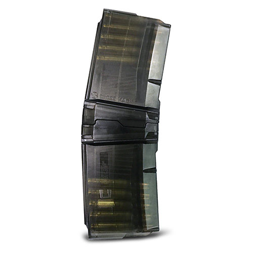 CROSS MAG 10/10 erbjuder två 10-rundors magasin som enkelt kan kopplas ihop utan verktyg, är gjorda av hållbar transparent polymer och är kompatibla med flera kalibrar.