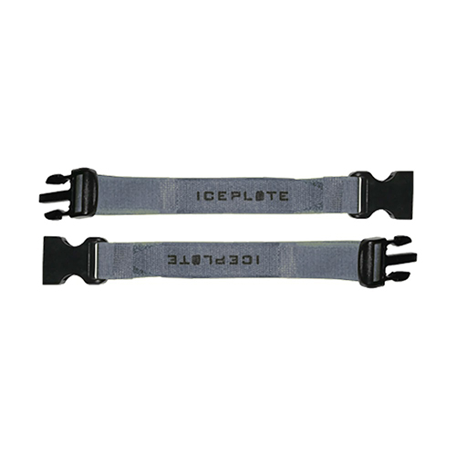Uppgradera din IcePlate med detta set av två avtagbara och återanvändbara side release velcro-straps för ökad säkerhet och stabilitet.
