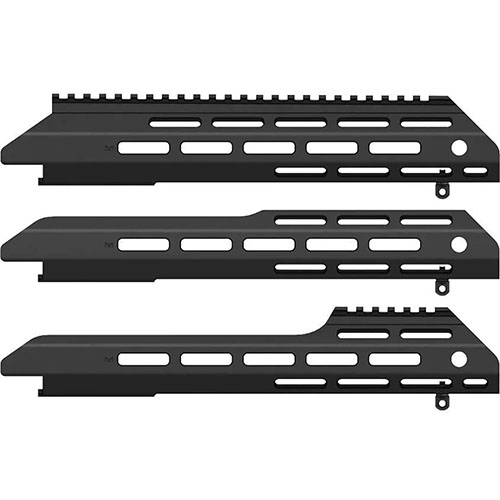 MDT ESS Fore-end erbjuder en 15" förhand som kan anpassas med olika längder och fästen för att passa dina behov och förbättra din skytteupplevelse.