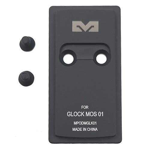 MPO PRO-F Direct Mount Plate från Meprolight erbjuder en säker och stabil plattform för din Glock MOS-standardram, vilket underlättar snabb montering av optik.