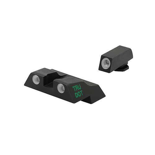 MEPROLIGHT® Tru-Dot® night sights förbättrar träffsäkerheten med över 85% i lågt ljus, med tre tydliga punkter för dag- och nattanvändning.