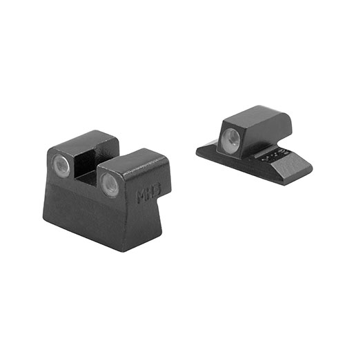 MEPROLIGHT Tru-Dot® siktar erbjuder överlägsen precision i alla ljusförhållanden, med självbelysta punkter som förbättrar träffsäkerheten med över 85%.