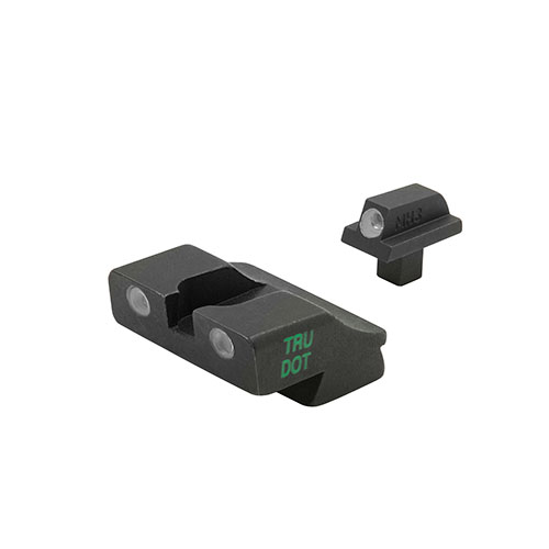 MEPROLIGHT® Tru-Dot® självbelysta sikten förbättrar sikte och träffsäkerhet i alla ljusförhållanden, med upp till 85% ökad träffsäkerhet.