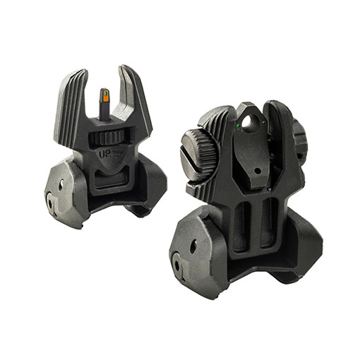 MEPRO FRBS är ett robust och lågt profilerat backup-sikte med tritium, perfekt för sekundära sikten dag och natt, enkelt justerbart utan verktyg.