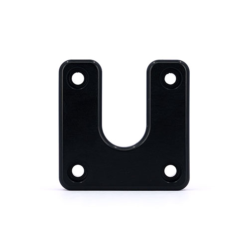 U-Plate Arca är en mångsidig del som passar Clamp Lock, Slide Lock och Camera Lock-system, med justerbar orientering och säker fästning.