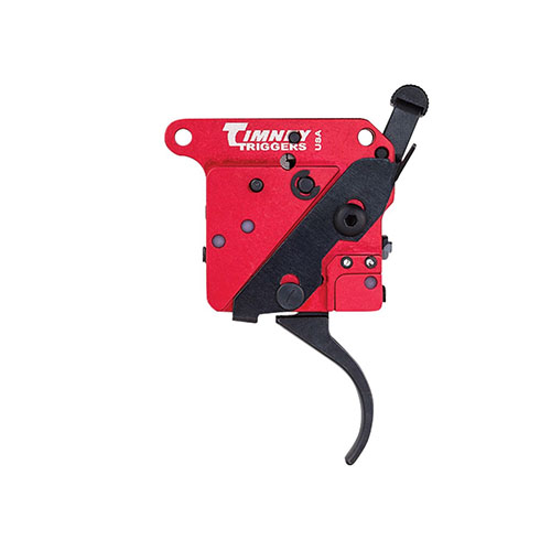 Remington 700 2-stage trigger med säkerhet, fabriksinställd 1 lb, 1st stage 1 lb, 2nd stage justerbar 1.5 lb till 3 lb, nickelpläterad för ökad hållbarhet.