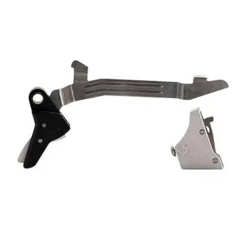 Timneys Ultimate Builder’s Kit för Glock Gen 3-4 erbjuder en lättare avtrycksvikt på 2.5-3 lbs och förbättrad känsla, samtidigt som Glocks pålitlighet bevaras.