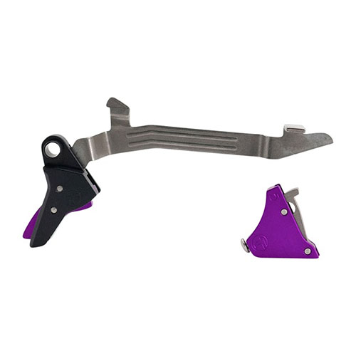 Timney Alpha Competition Trigger för Glock Gen 5 erbjuder en lättare avtrycksvikt på 3 lb, enkel installation och pålitlighet utan kompromisser.