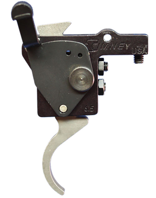 Timney ARISAKA 6.5 trigger är en enkel drop-in lösning, helt justerbar för vikt och överresor, med säkerhetsfunktion som låser avtryckaren när den är på säkert.