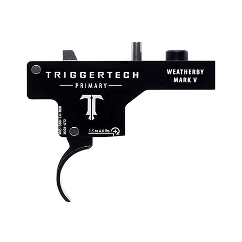 TRIGGERTECH Weatherby Mark V Special erbjuder en exakt zero-creep break, kort överresor och pålitlighet i tuffa miljöer med Frictionless Release Technology™.