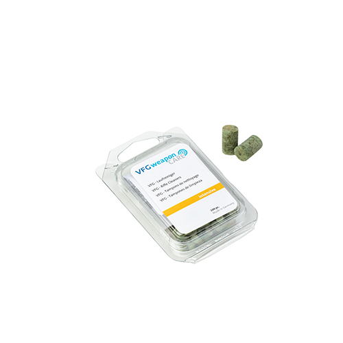 VFG:s BARREL CLEANER INTENSIVE rengör effektivt med hög abrasivitet och elastisk uppbyggnad, perfekt för kaliber 4-4,5mm, utan borstar eller stålull.