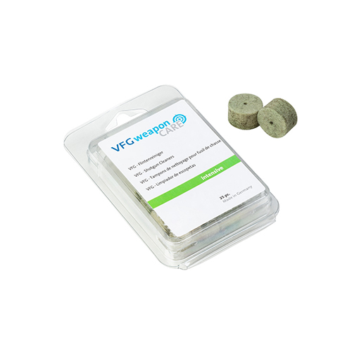 VFG BARREL CLEANER INTENSIVE för kaliber 12 gauge erbjuder effektiv rengöring med hög abrasivitet och elasticitet, utan behov av borstar eller stålull.