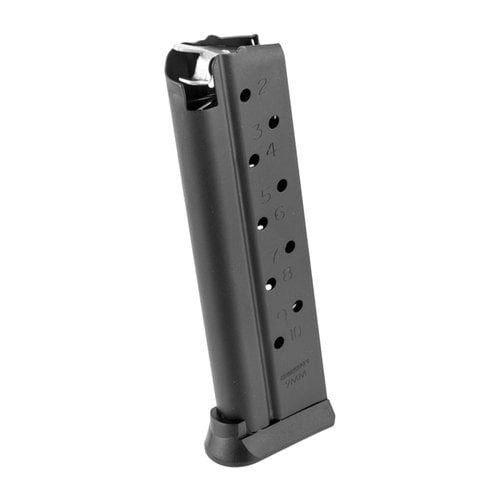 Brownells 1911 9MM MAGAZINES erbjuder hållbar konstruktion, rostskyddande Xylan~ beläggning, anti-tilt follower och enkel demontering med avtagbar basplatta.