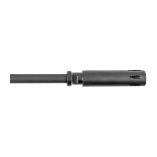 Brownells XM177 Flash Hider & Grenade Ring är en exakt reproduktion i 8620L stål med svart oxidfinish, perfekt för retro carbine byggen som XM177.