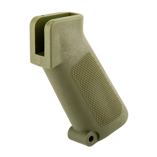 Återskapa en amerikansk klassiker med Brownells M16A1 Pistol Grip, perfekt för tidiga AR-15 och M16 modeller. Finns i flera färger och inkluderar skruv och instruktion.