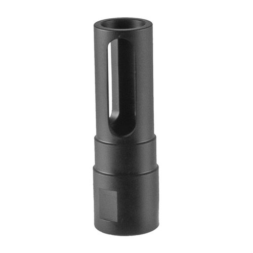 Brownells AR 308 Flash Hider erbjuder klassisk stil och effektiv bländningsdämpning, tillverkad av kolstål med QPQ-finish, perfekt för .308 och liknande kalibrar.