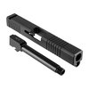 Brownells Glock® 19LS Slide & Barrel Kit erbjuder anpassningsmöjligheter med nitride-finish, precisionsbearbetad 9mm pipa och optisk cut teknologi.