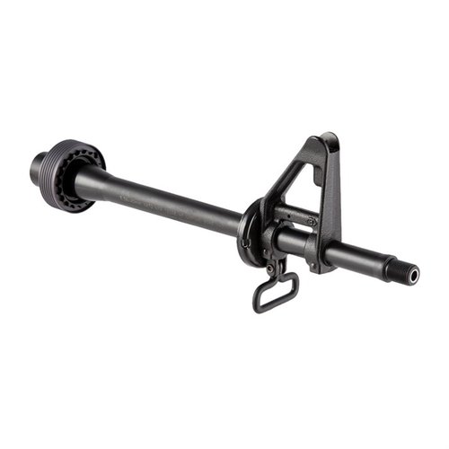 Brownells Retro A1 barrel är tillverkad av 4150 stål, har 5.56 NATO kammer, 1-7