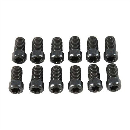 Fyll på din Leupold skruvkit med dessa extra starka, värmebehandlade Torx-skruvar i praktiska 12-pack, perfekta för montage av kikarsikten.