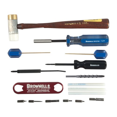 Uppgradera din Field Tool Kit med 15 verktyg för att montera, demontera och underhålla 1911-pistoler, och förbättra deras prestanda.