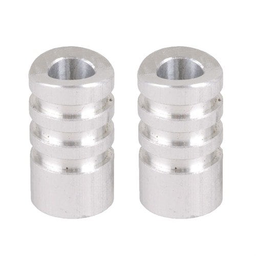 Starka, lätta aluminiumhylsor ger en stabil passform mellan bottenmetall och åtgärd för maximal noggrannhet i din jakt- eller tävlingsbössa.