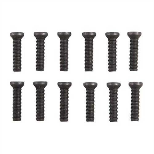 SIGHT BASE SCREW KIT innehåller 12 slotted-head skruvar av högkvalitativt verktygsstål, perfekt för alla scope- och siktmonteringsjobb.