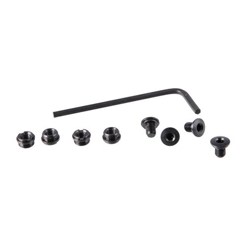 Ersättningspaket med fyra korta socket-head skruvar och bushings för Slim Grips, med hex-huvud för en snygg finish och förhindrar slitna skruvar.