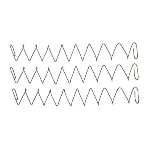 Chrome silicon-fjädrar säkerställer konsekvent tryck och pålitlig matning av varje patron i högkapacitetsmagasin för Glock 17 och 19.