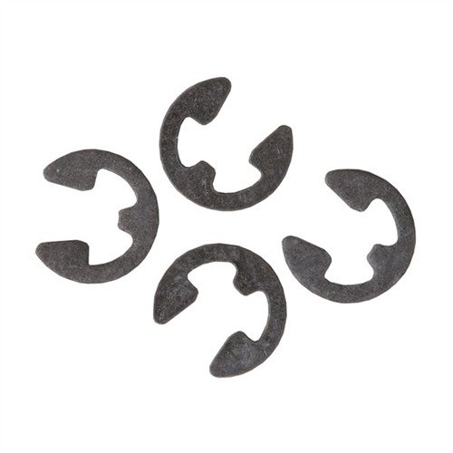 E-Clips för Anti-Walk Pins i stål ersätter fabriksclips och håller pinnen på plats i ramen. Säljs i förpackningar om fyra, svarta och hållbara.