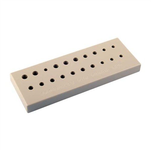 Detta deluxe punchset innehåller 20 olika puncher för att enkelt ta bort och installera pinnar, justera hål och staka sikten utan att skada ytan.