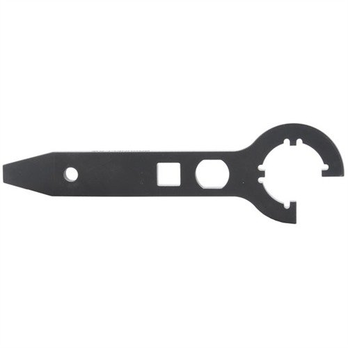 Den här kraftiga CAR-15/M4 buttstock-wrenchen har fyra precisionstillverkade tänder för säker installation och borttagning av M4 mottagningsmuttrar.