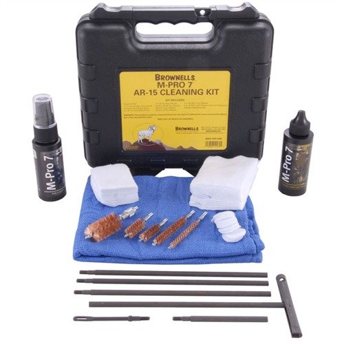 AR-15/M16/308 AR M-PRO 7® Rengöringskit erbjuder en komplett lösning för grundlig rengöring och underhåll av din AR, med produkter testade av USA:s väpnade styrkor.