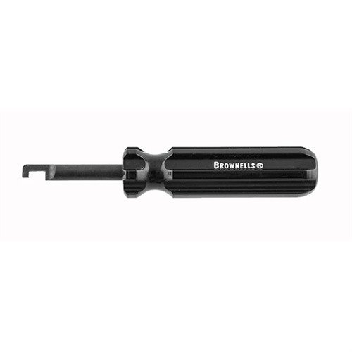 Brownells LCP® Slide Stop Pin Removal Tool gör det enkelt att snabbt demontera Ruger® LCP® pistoler med perfekt passform och slitstark 1018 stålkonstruktion.